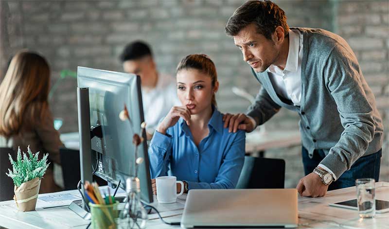 Professional team collaboration